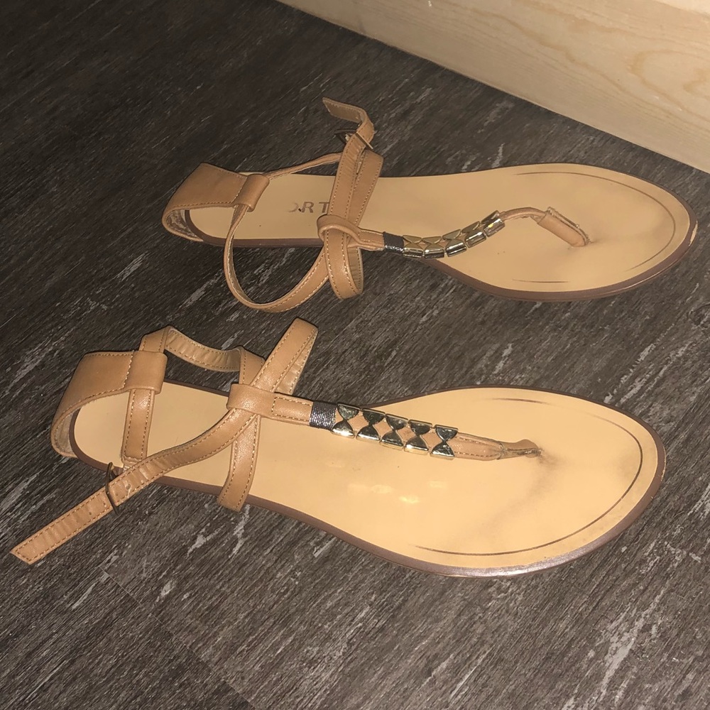 Slightly worn sandals